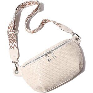 Crossbody Sling Bag Faux Leather Small Travel Purse with Adjustable Strap